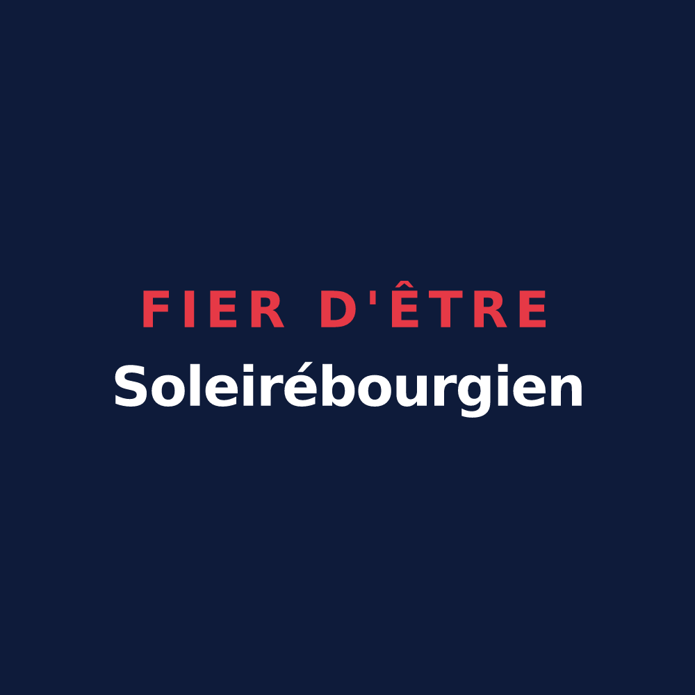 T-shirt « Fier d'être Soleirébourgien » — design pour Soulaire-et-Bourg
