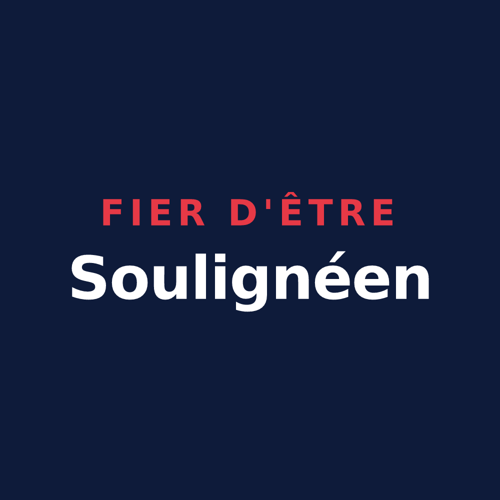 T-shirt « Fier d'être Soulignéen » — design pour Souligné-Flacé