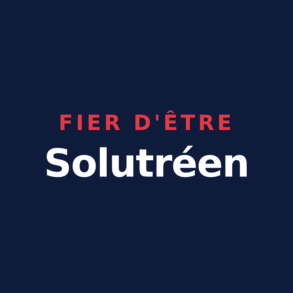 T-shirt « Fier d'être Solutréen » — design pour Soulitré