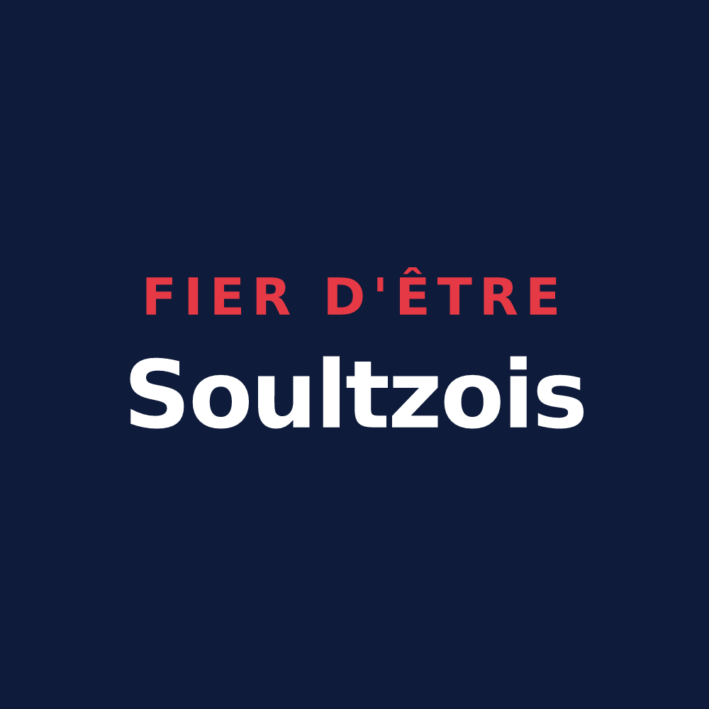 T-shirt « Fier d'être Soultzois » — design pour Soultz-les-Bains