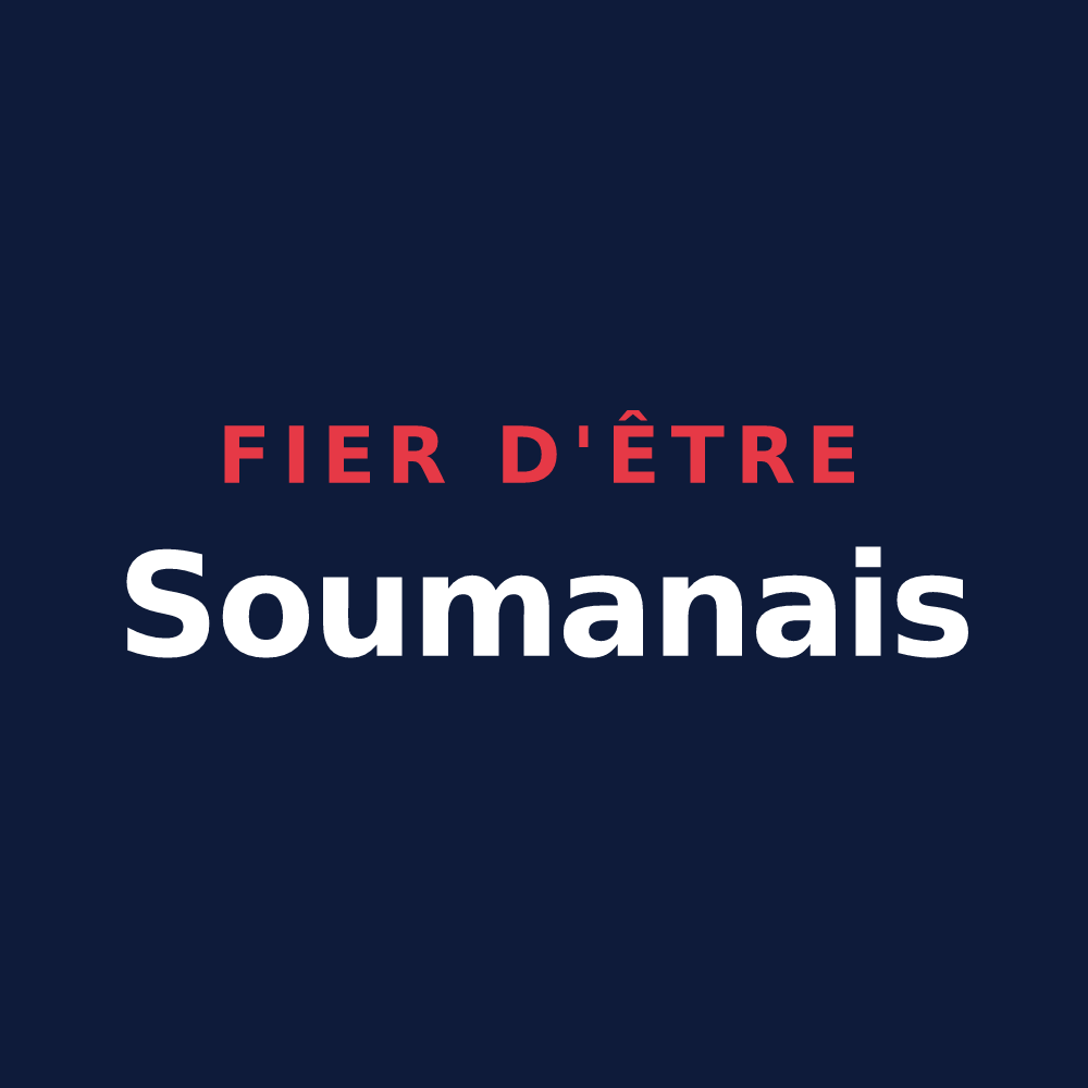 T-shirt « Fier d'être Soumanais » — design pour Soumans