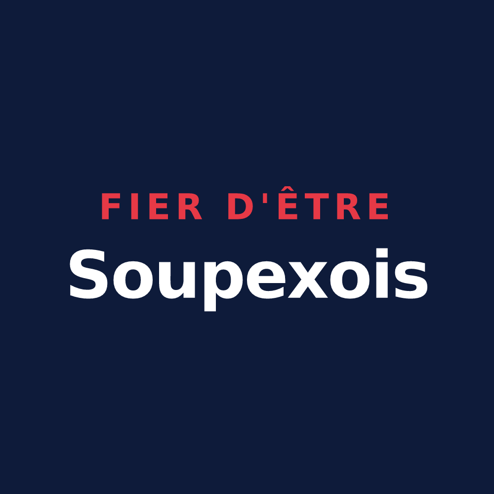 T-shirt « Fier d'être Soupexois » — design pour Soupex