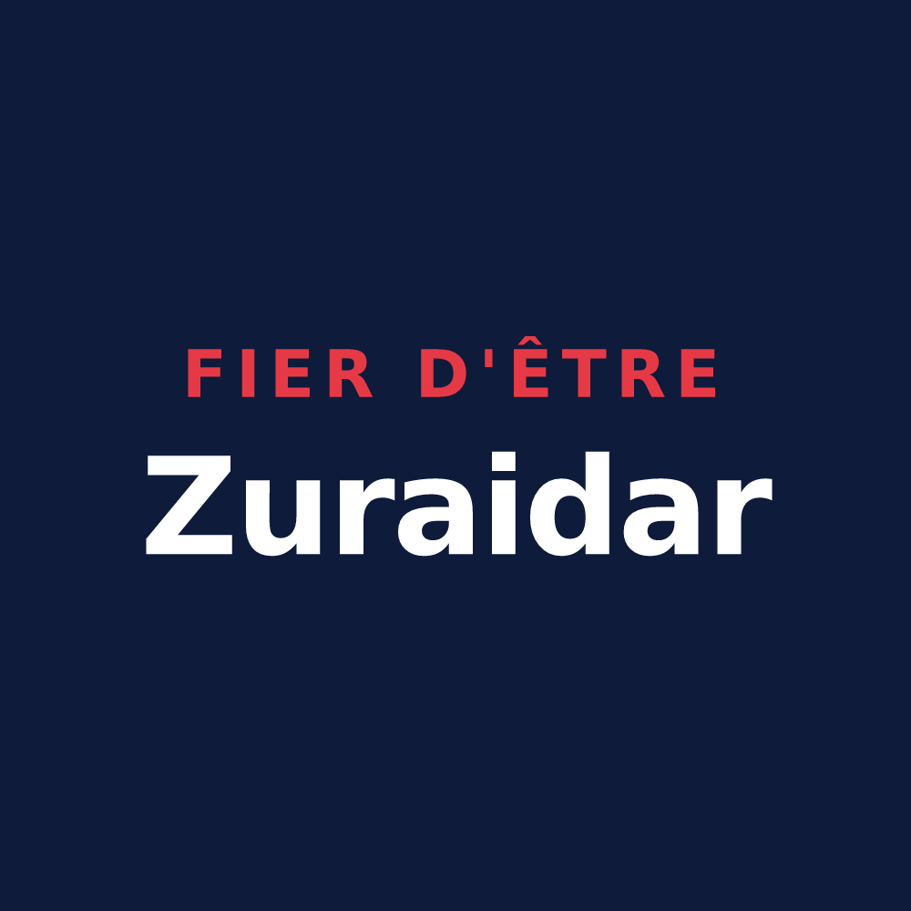 T-shirt « Fier d'être Zuraidar » — design pour Souraïde
