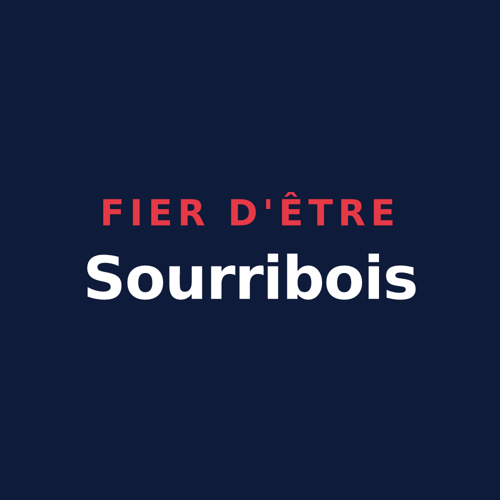T-shirt « Fier d'être Sourribois » — design pour Sourribes