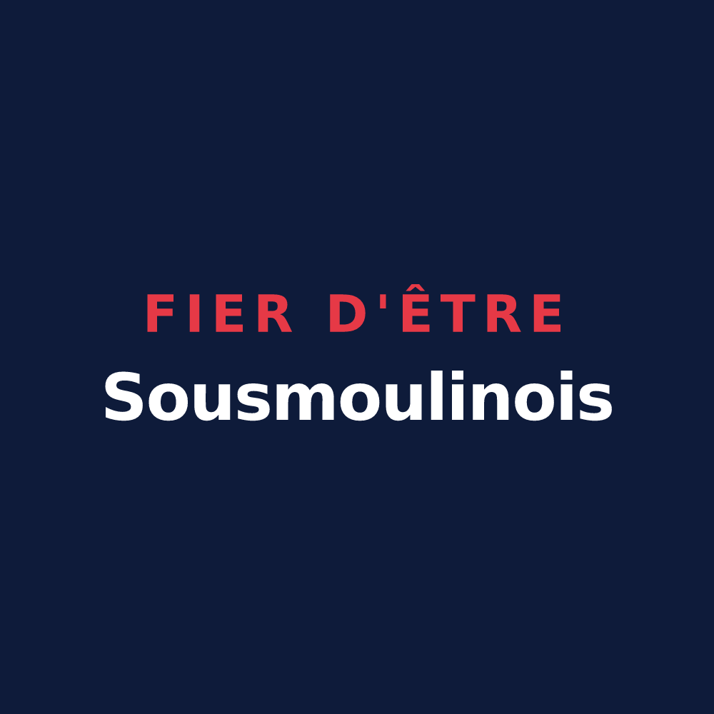 T-shirt « Fier d'être Sousmoulinois » — design pour Sousmoulins