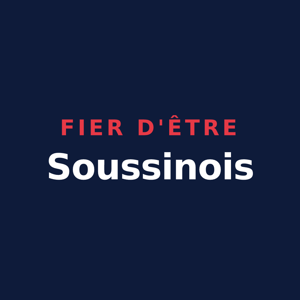 T-shirt « Fier d'être Soussinois » — design pour Souvigné