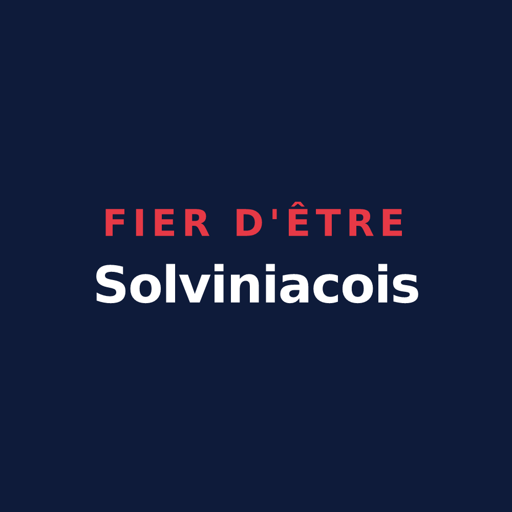 T-shirt « Fier d'être Solviniacois » — design pour Souvigné-sur-Sarthe