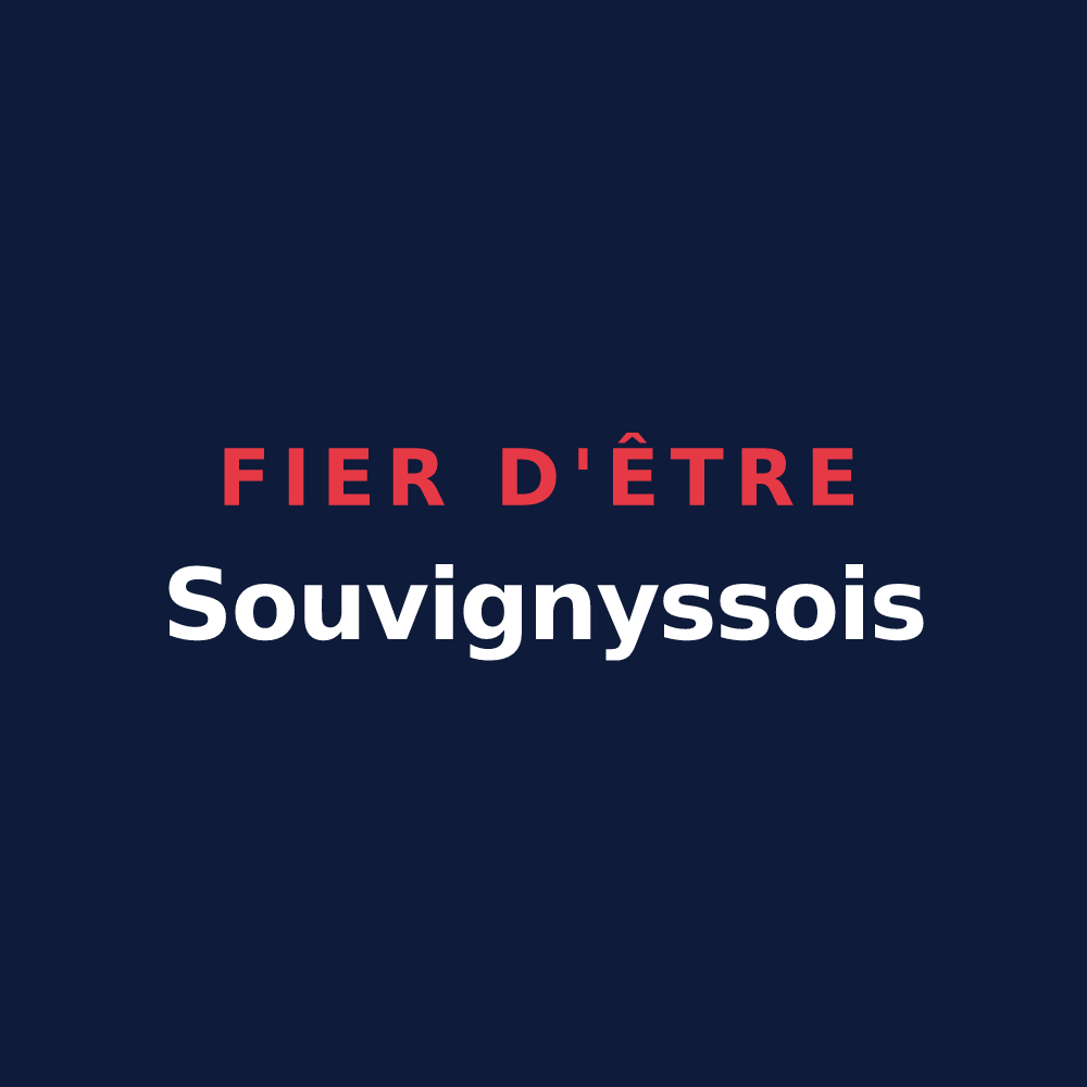 T-shirt « Fier d'être Souvignyssois » — design pour Souvigny