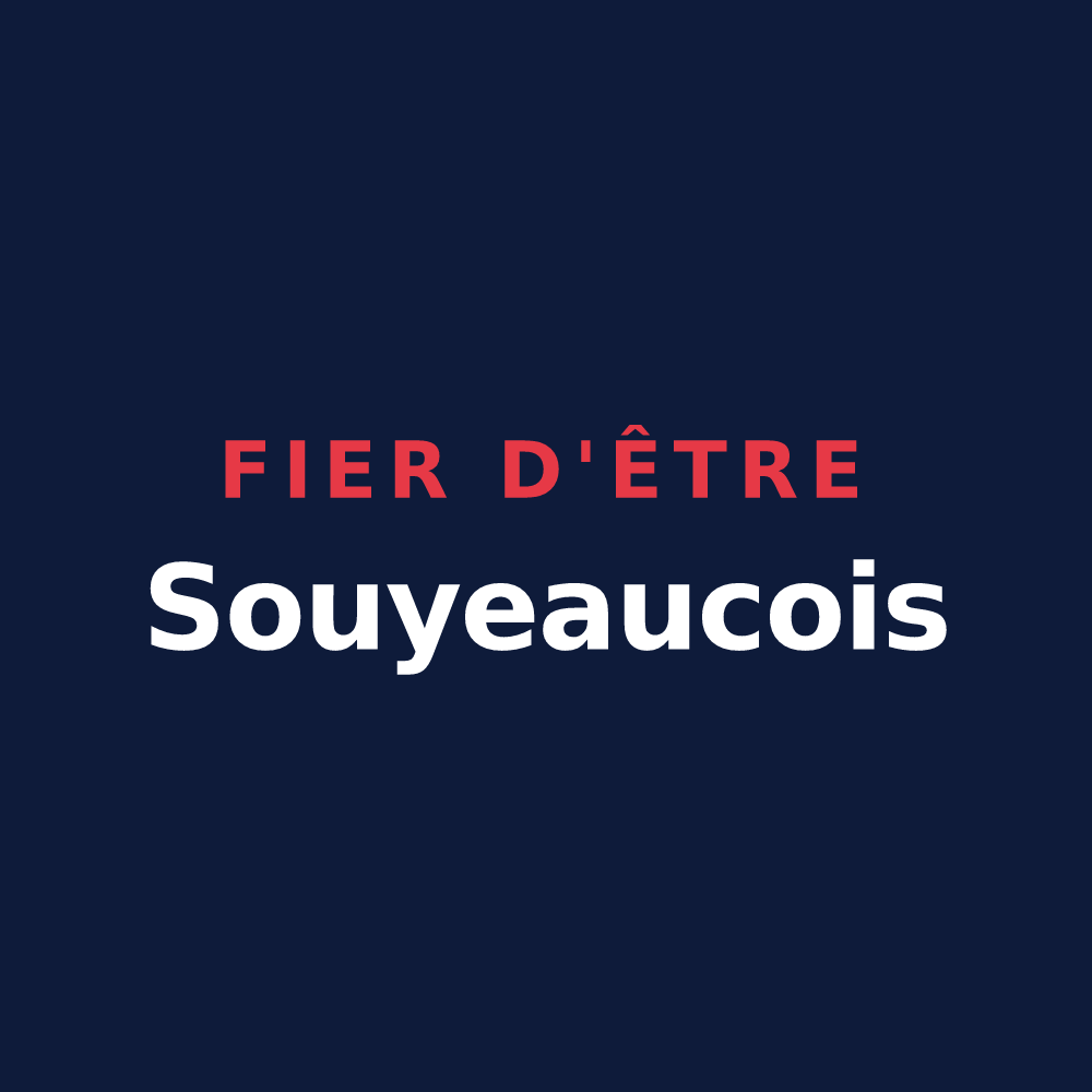 T-shirt « Fier d'être Souyeaucois » — design pour Souyeaux