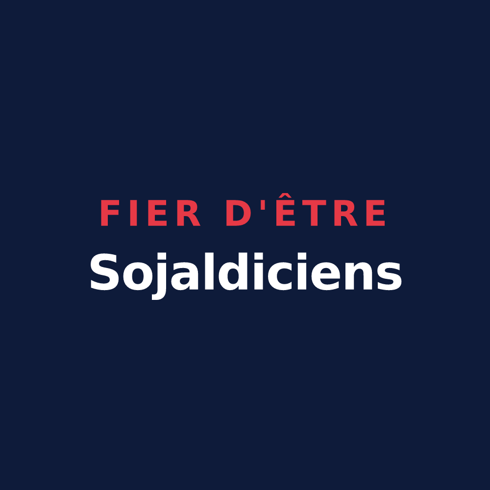 T-shirt « Fier d'être Sojaldiciens » — design pour Soyaux