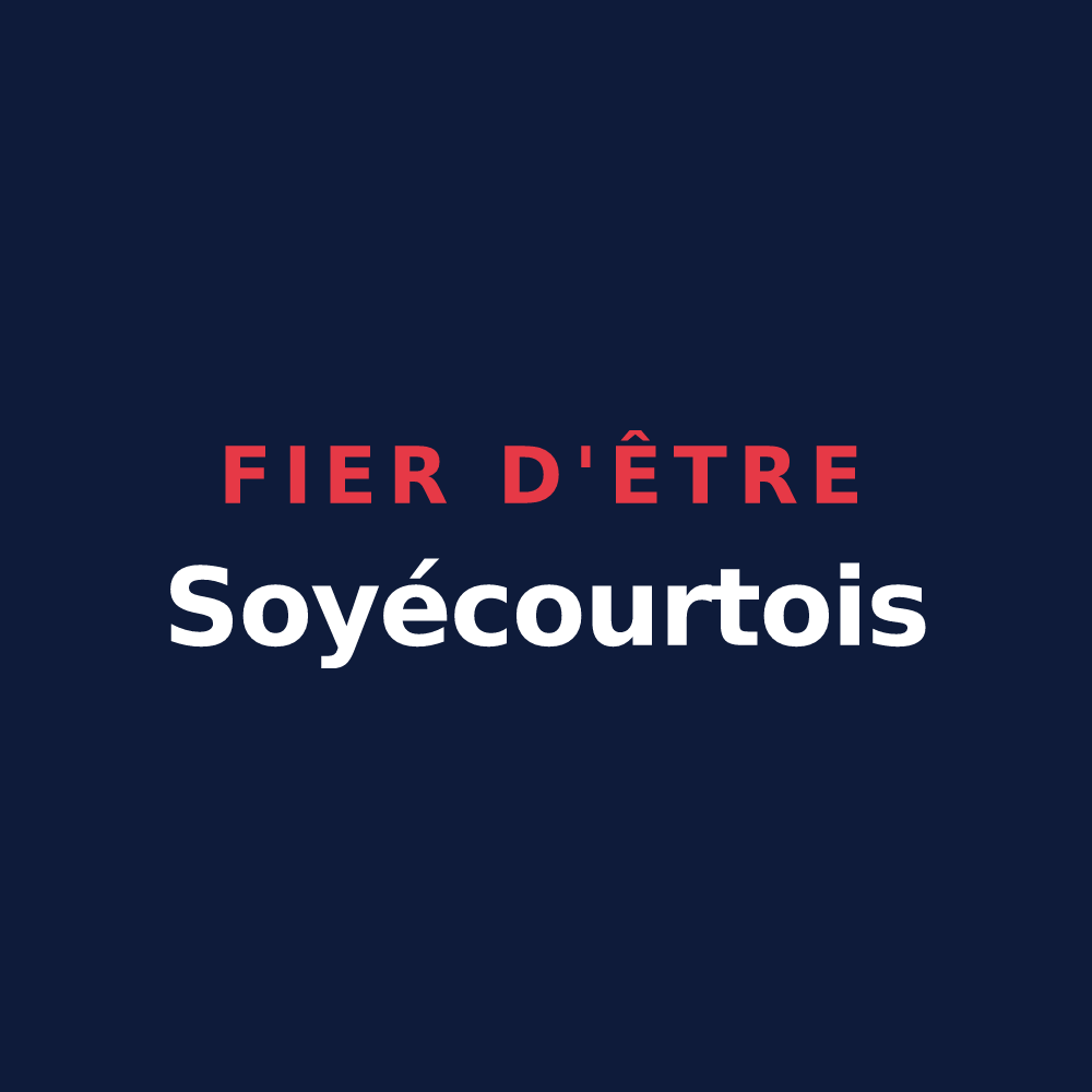 T-shirt « Fier d'être Soyécourtois » — design pour Soyécourt