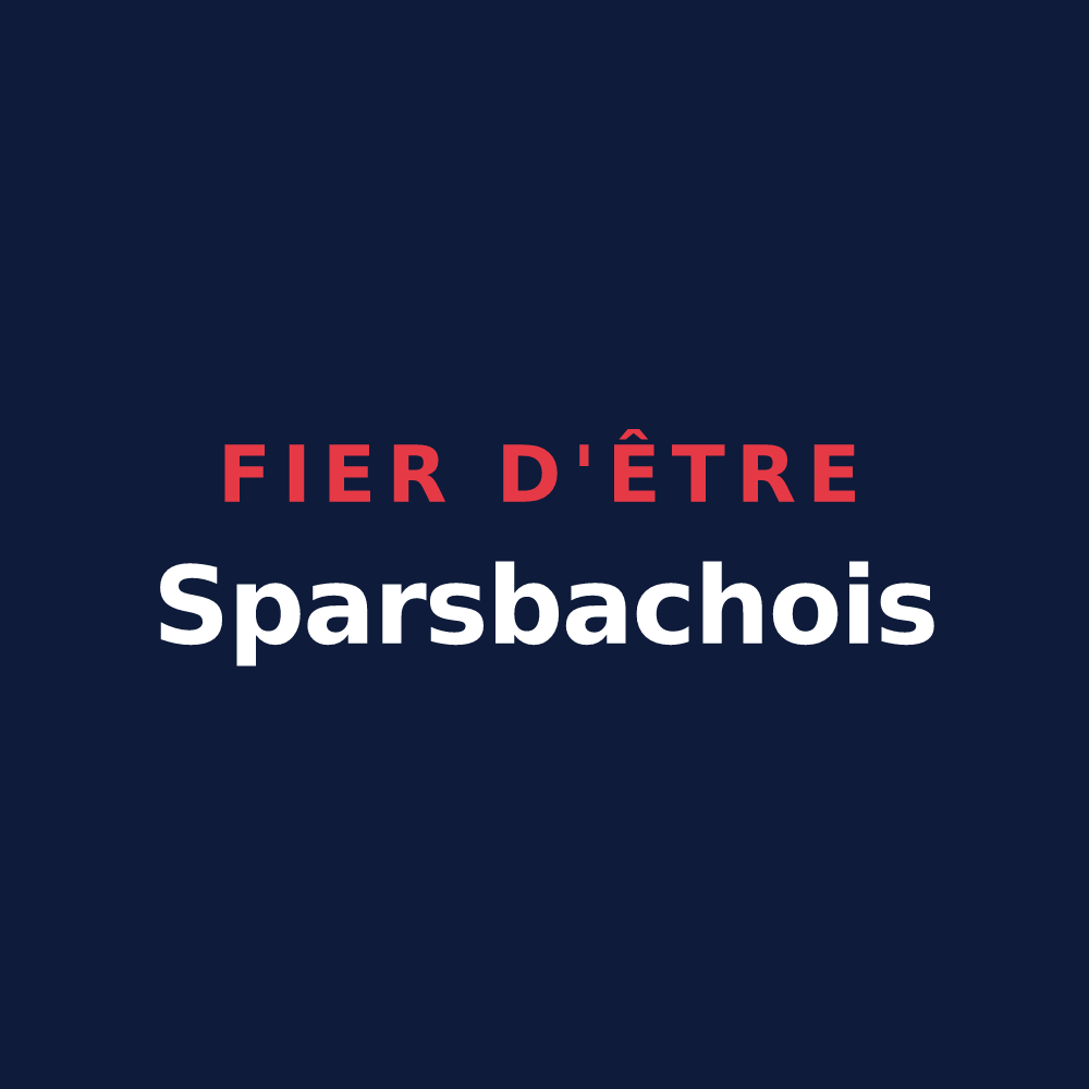 T-shirt « Fier d'être Sparsbachois » — design pour Sparsbach