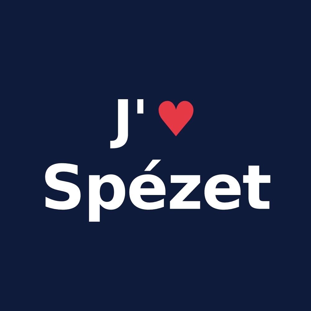 T-shirt personnalisé Spézet — design J'aime Spézet