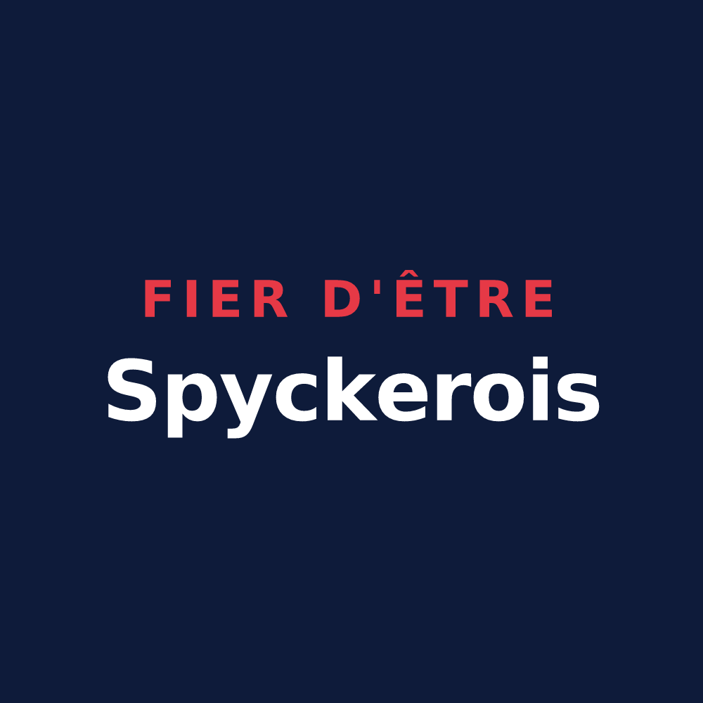 T-shirt « Fier d'être Spyckerois » — design pour Spycker