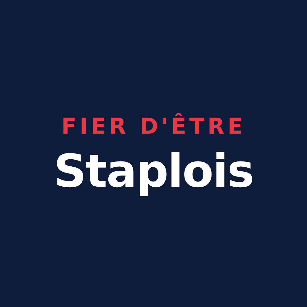 T-shirt « Fier d'être Staplois » — design pour Staple