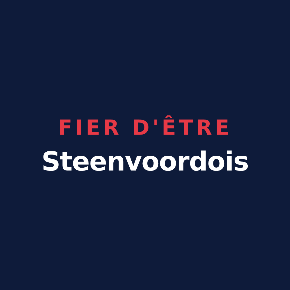 T-shirt « Fier d'être Steenvoordois » — design pour Steenvoorde