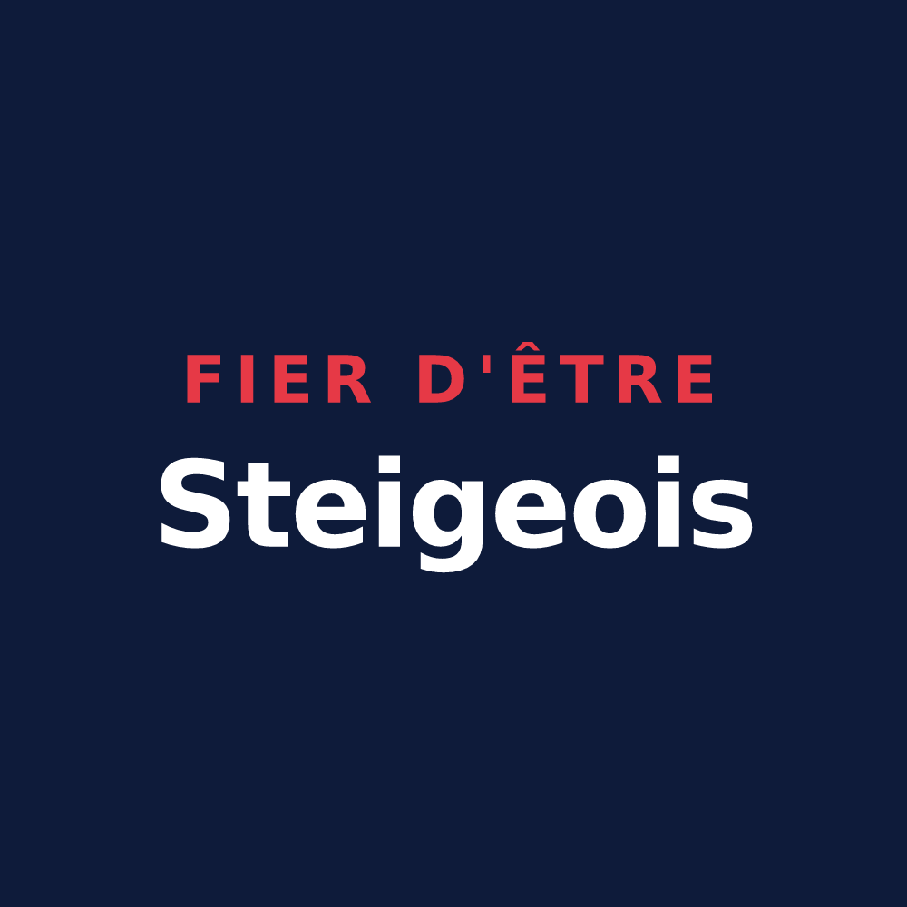T-shirt « Fier d'être Steigeois » — design pour Steige