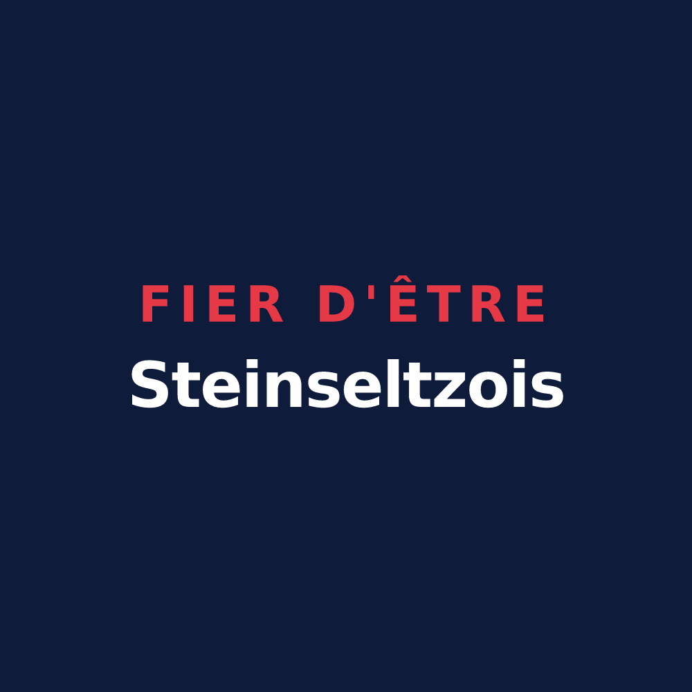 T-shirt « Fier d'être Steinseltzois » — design pour Steinseltz