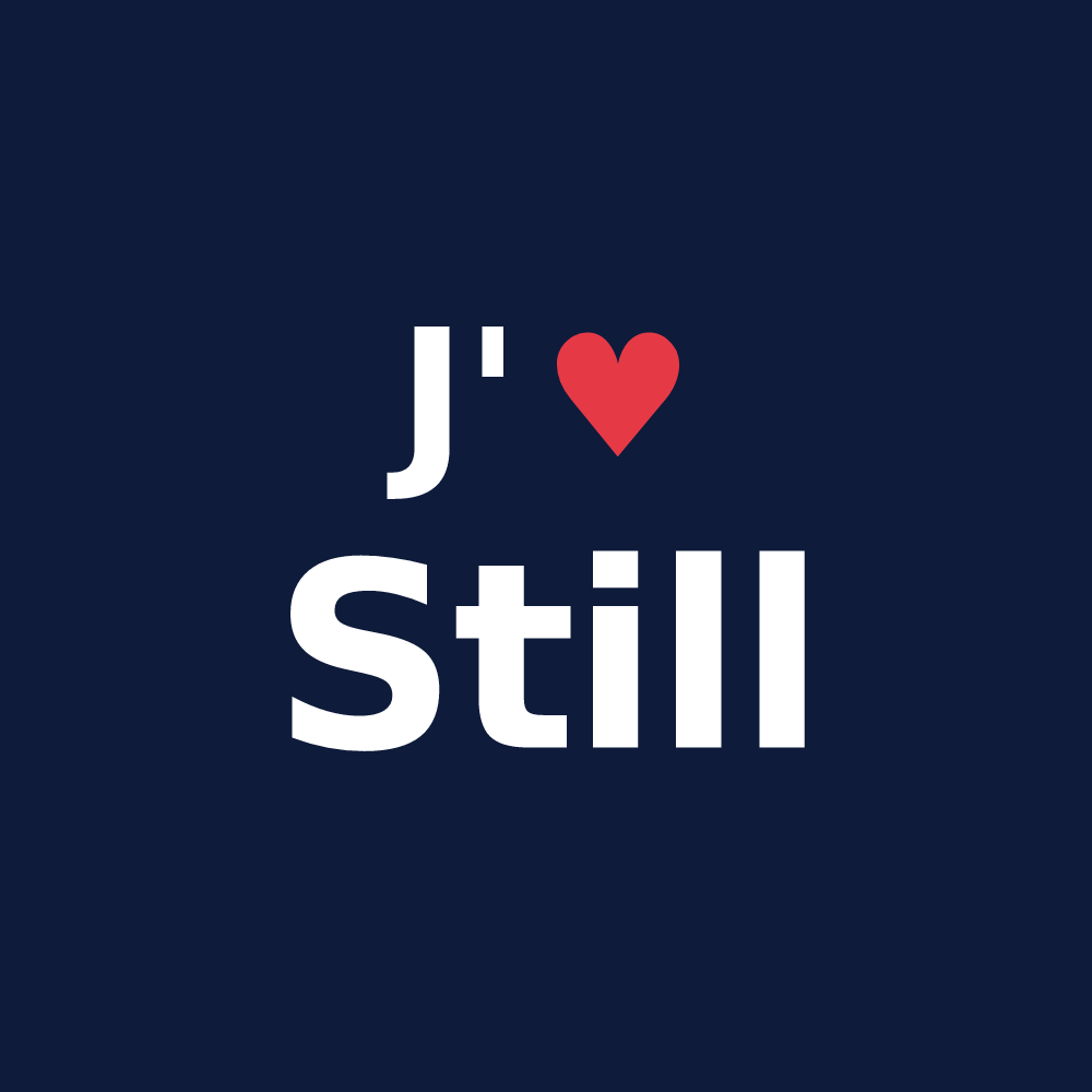 T-shirt personnalisé Still — design J'aime Still
