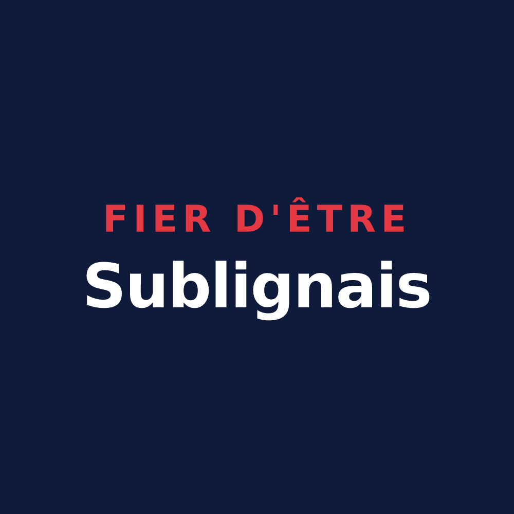T-shirt « Fier d'être Sublignais » — design pour Subligny