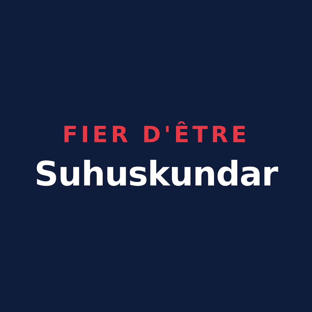 T-shirt « Fier d'être Suhuskundar » — design pour Suhescun