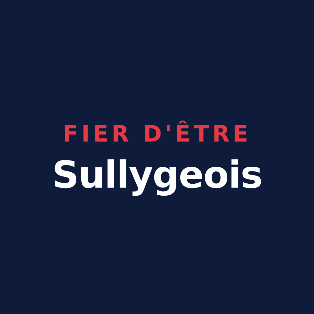 T-shirt « Fier d'être Sullygeois » — design pour Sully-la-Chapelle