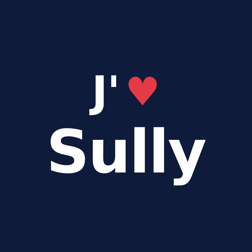 T-shirt personnalisé Sully — design J'aime Sully