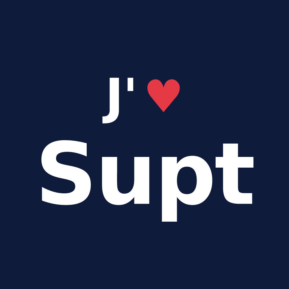 T-shirt personnalisé Supt — design J'aime Supt