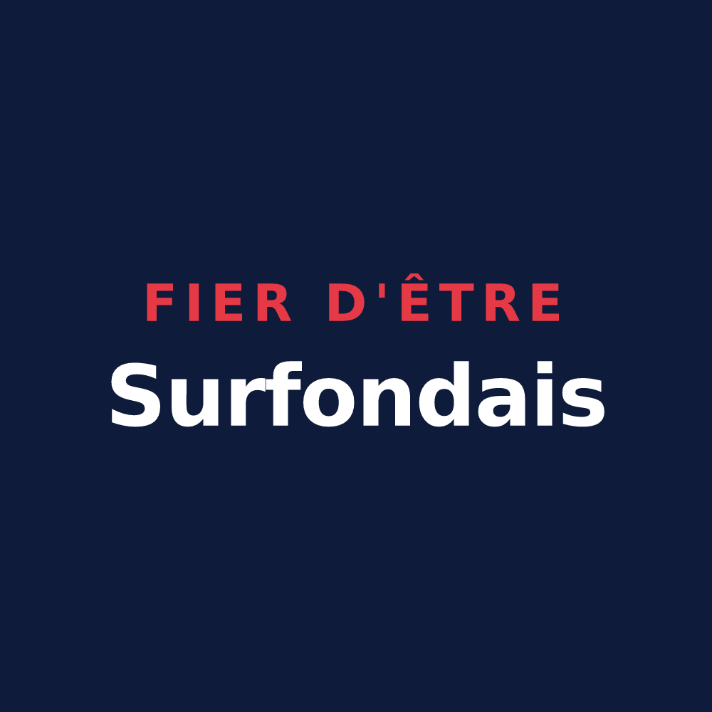 T-shirt « Fier d'être Surfondais » — design pour Surfonds