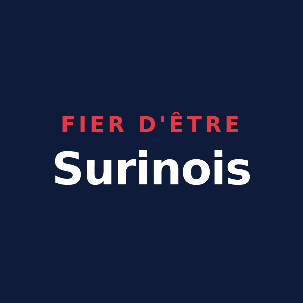 T-shirt « Fier d'être Surinois » — design pour Surin