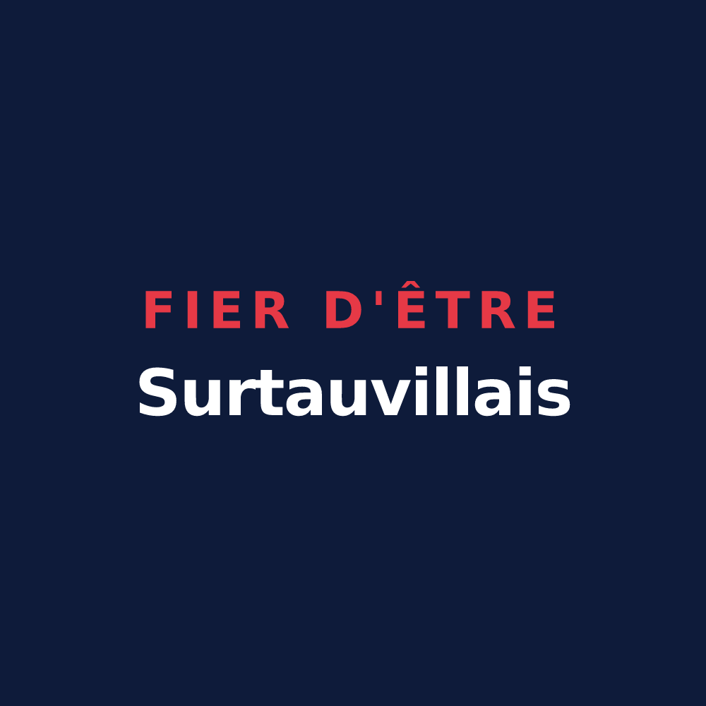 T-shirt « Fier d'être Surtauvillais » — design pour Surtauville
