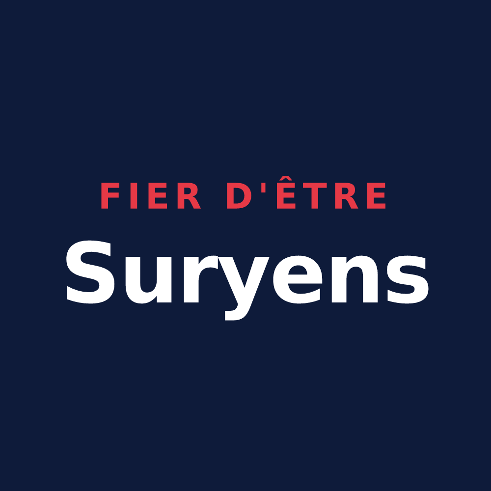 T-shirt « Fier d'être Suryens » — design pour Sury-aux-Bois