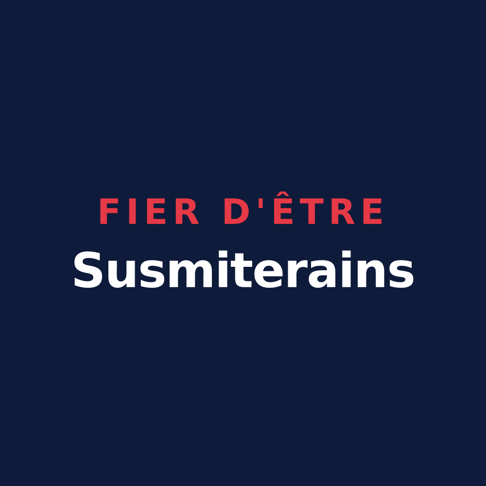T-shirt « Fier d'être Susmiterains » — design pour Susmiou