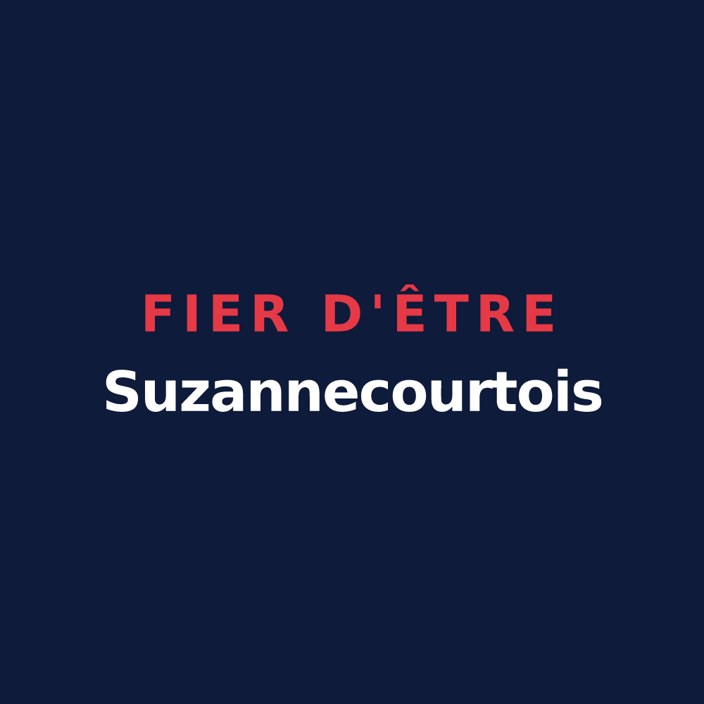 T-shirt « Fier d'être Suzannecourtois » — design pour Suzannecourt