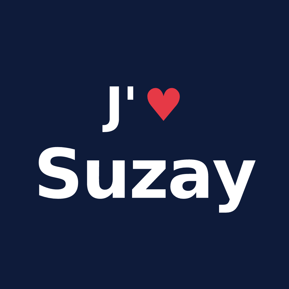 T-shirt personnalisé Suzay — design J'aime Suzay