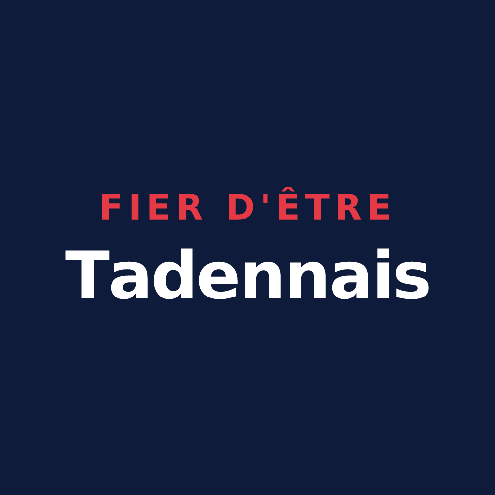 T-shirt « Fier d'être Tadennais » — design pour Taden