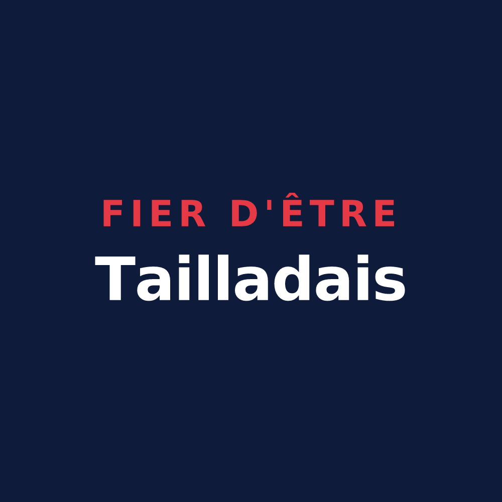 T-shirt « Fier d'être Tailladais » — design pour Taillades