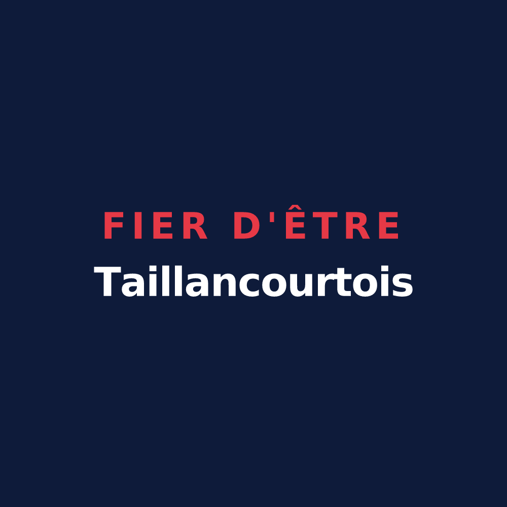 T-shirt « Fier d'être Taillancourtois » — design pour Taillancourt