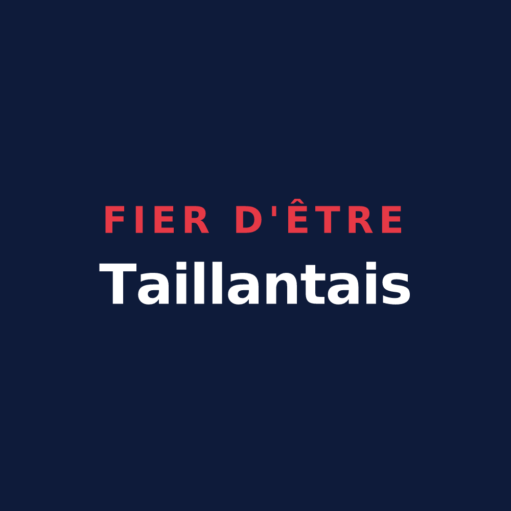 T-shirt « Fier d'être Taillantais » — design pour Taillant