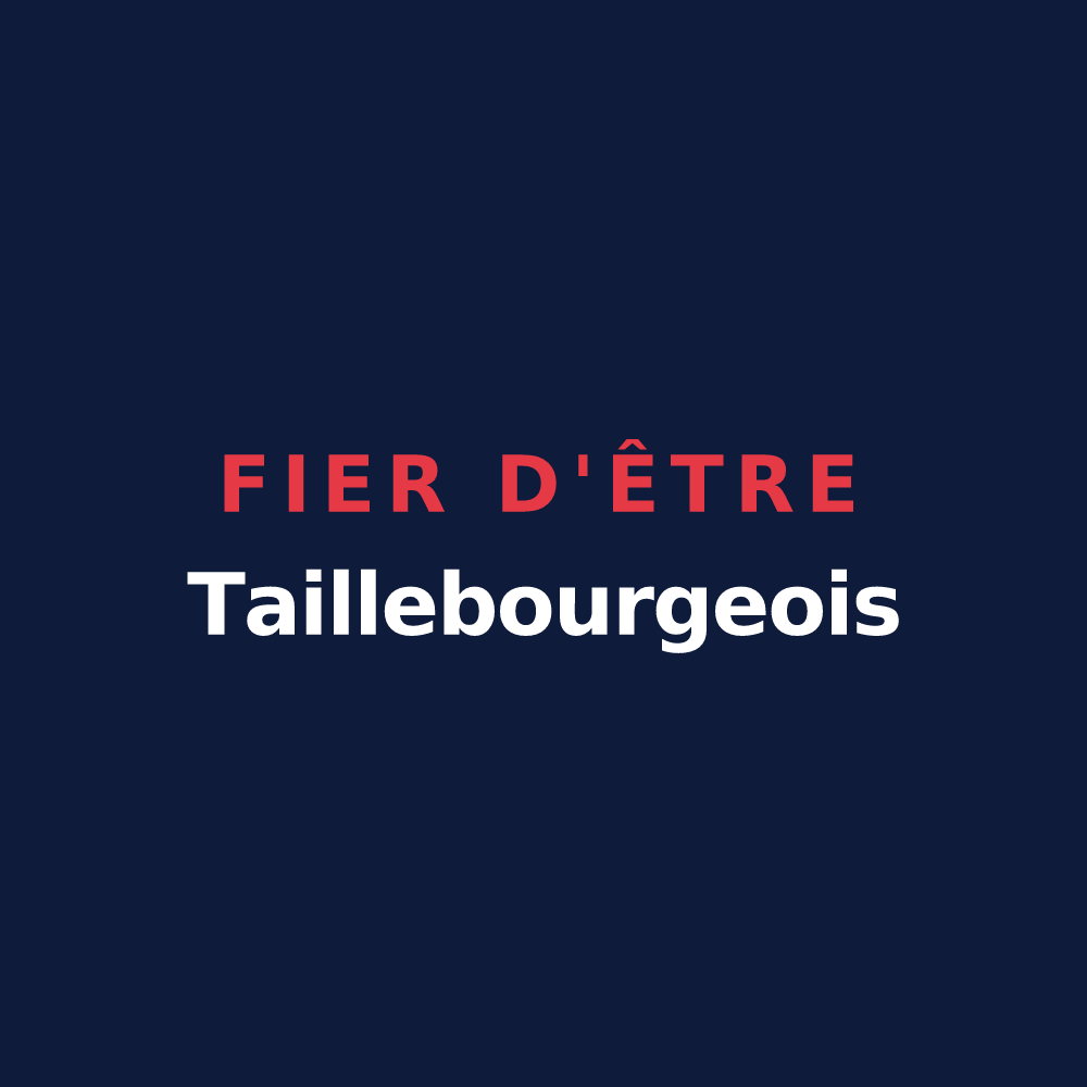 T-shirt « Fier d'être Taillebourgeois » — design pour Taillebourg