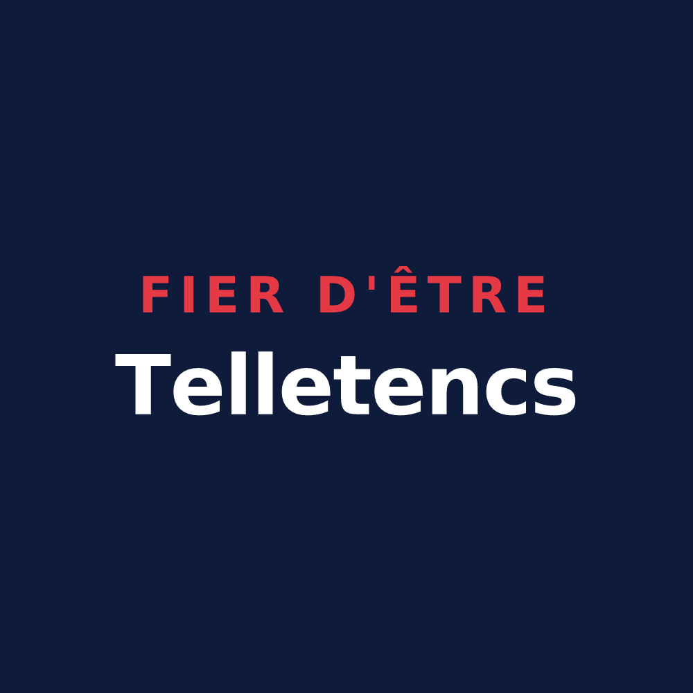 T-shirt « Fier d'être Telletencs » — design pour Taillet