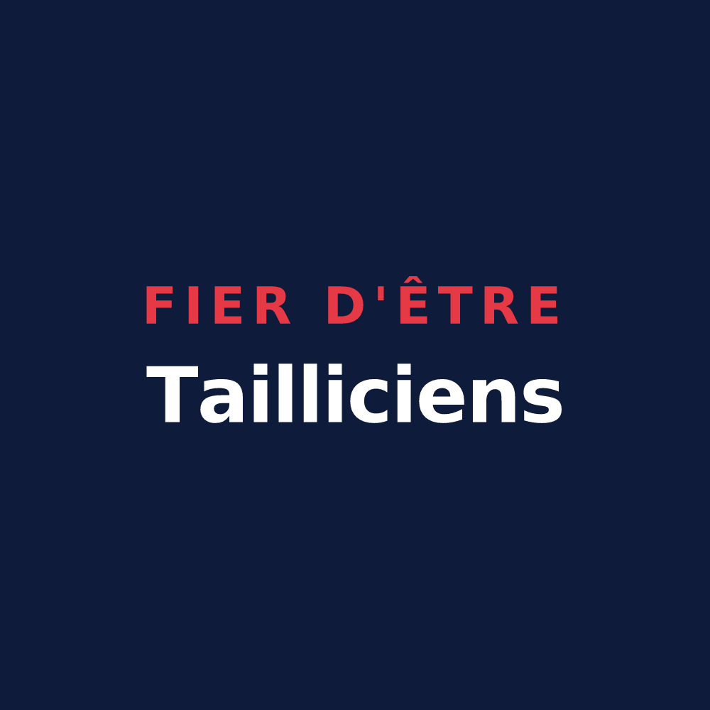 T-shirt « Fier d'être Tailliciens » — design pour Tailly