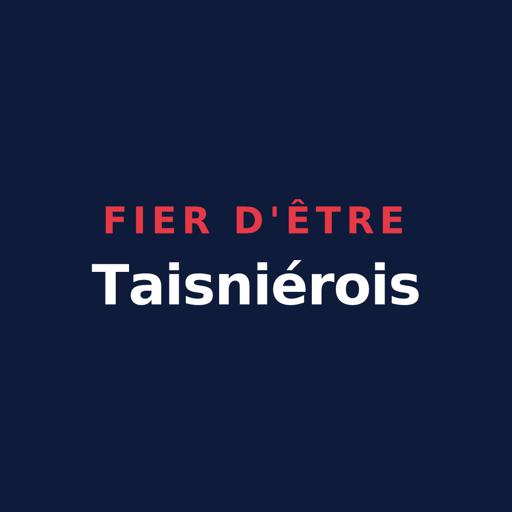 T-shirt « Fier d'être Taisniérois » — design pour Taisnières-en-Thiérache