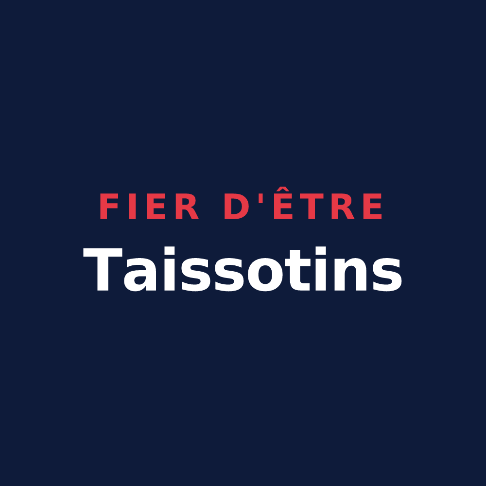 T-shirt « Fier d'être Taissotins » — design pour Taissy