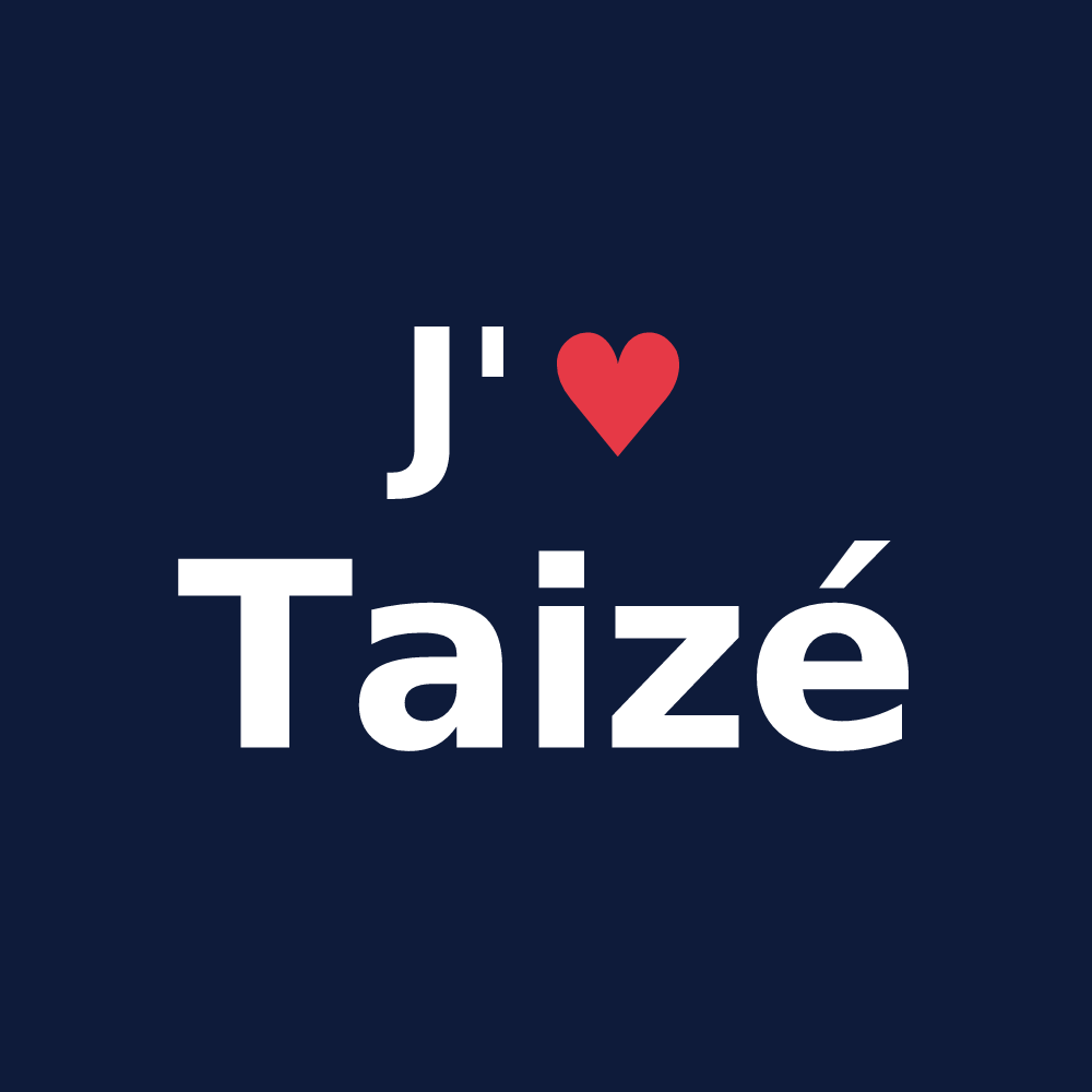T-shirt personnalisé Taizé — design J'aime Taizé