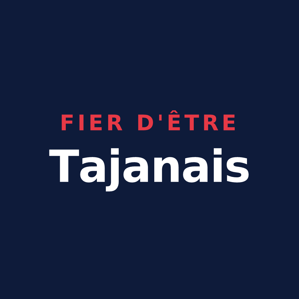 T-shirt « Fier d'être Tajanais » — design pour Tajan