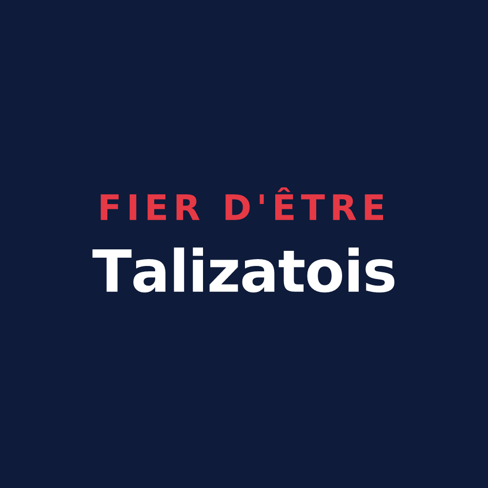 T-shirt « Fier d'être Talizatois » — design pour Talizat