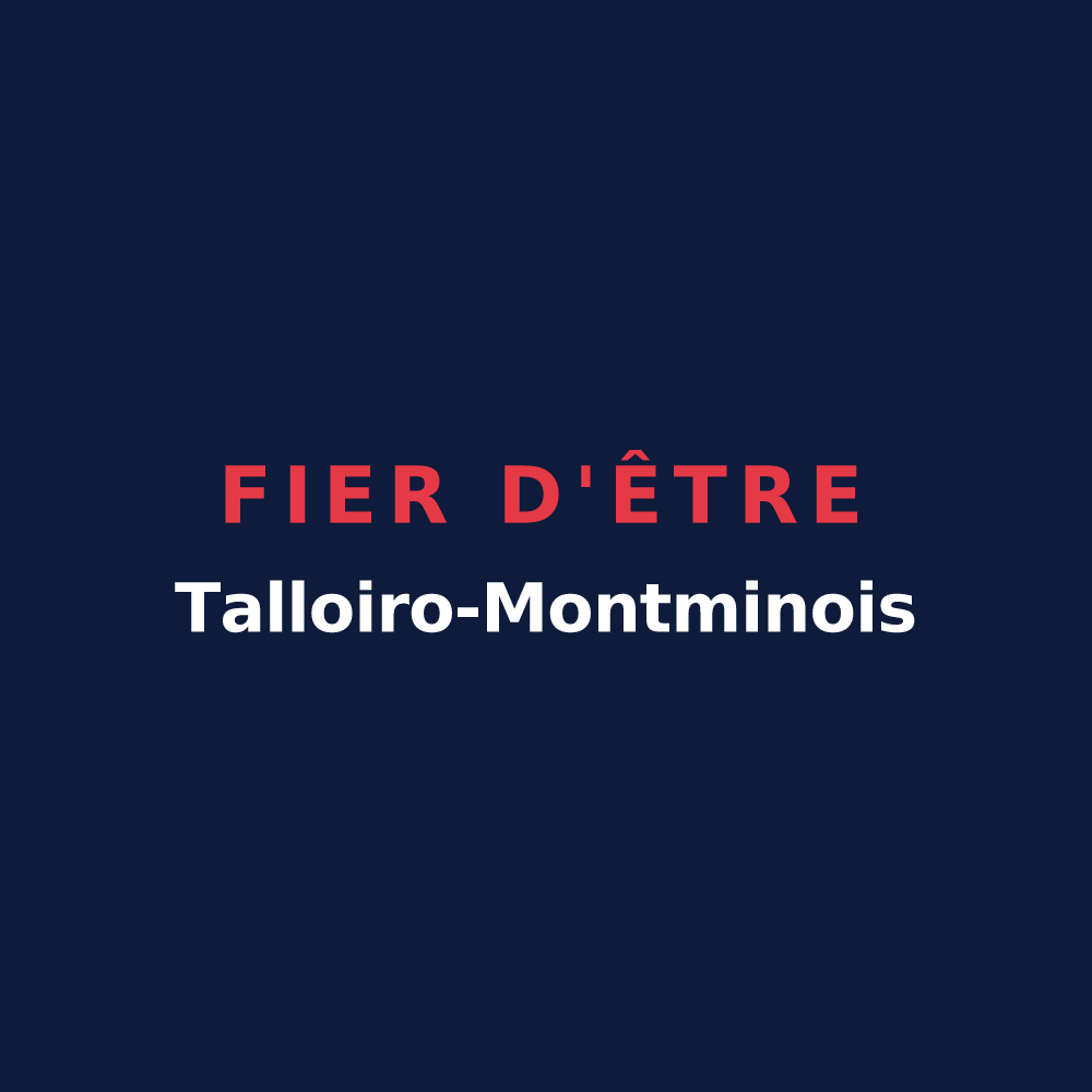T-shirt « Fier d'être Talloiro-Montminois » — design pour Talloires-Montmin