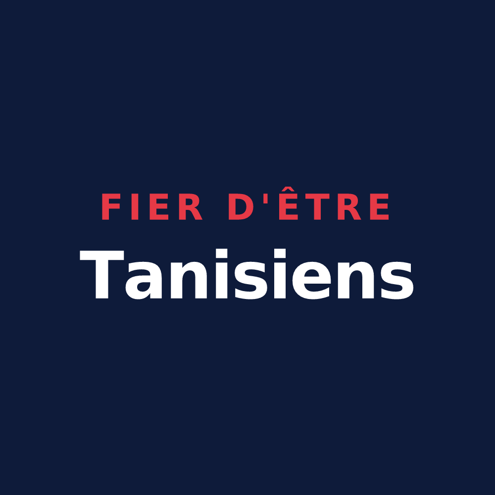 T-shirt « Fier d'être Tanisiens » — design pour Tanis