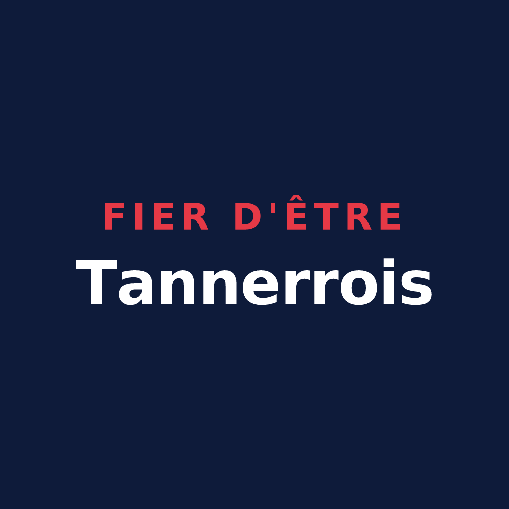 T-shirt « Fier d'être Tannerrois » — design pour Tannerre-en-Puisaye